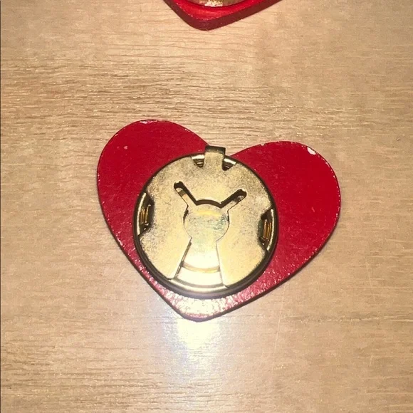 Heart Button Covers, Set of 6 - Picture 3 of 5